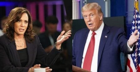 Trump and Kamala - M10news