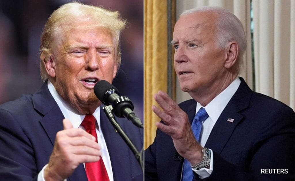Joe Biden and Donald Trump: Getty Images