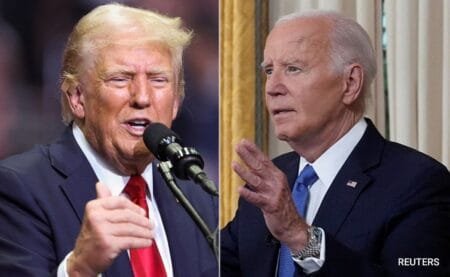 Joe Biden and Donald Trump: Getty Images