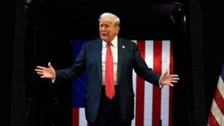 Former president Donald Trump has been advised to stop holding outdoor rallies a little over a week after he was nearly killed in an assassination attempt. Picture: Anna Moneymaker/Getty Images/AFP