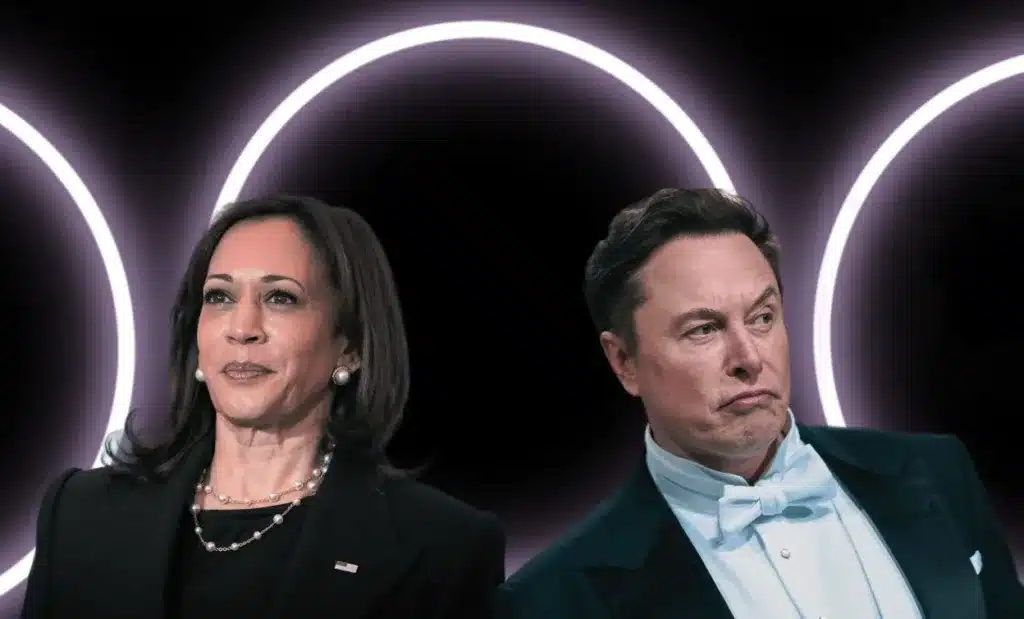 Elon Musk, without naming Kamala Harris, said that politicians and their interns who run their social media accounts must now know that they cannot lie on X. (Image: Reuters)