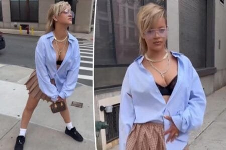 Rihanna announced via social media Tuesday that she is abandoning her “summer goal” of having six-pack abs.X/@rihanna