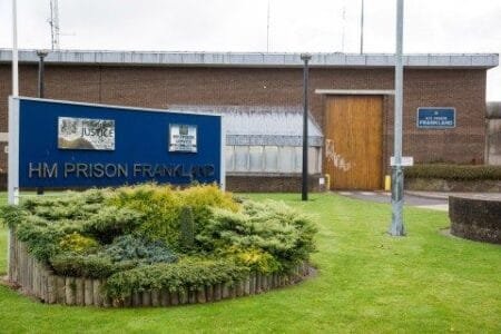 HMP Frankland is a Category A men’s prison located in the village of Brasside in County Durham (Picture: NCJ MEDIA)