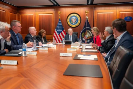 Biden meet National Security Team - M10news