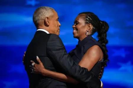 Both Obamas spoke at the Democratic National Convention