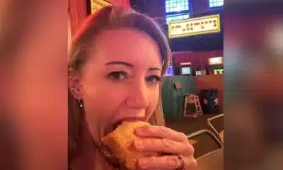 Charlotte Kahl 47 drove 200 miles from Winchester to try one of Manchesters most popular burger spots