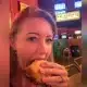 Charlotte Kahl 47 drove 200 miles from Winchester to try one of Manchesters most popular burger spots