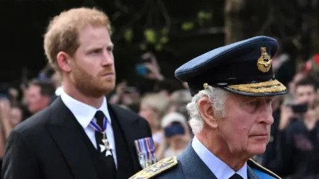 King Charles III is reportedly ignoring Prince Harry's phone calls and letters. (LOIC VENANCE/AFP via Getty Images)