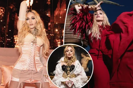 Madonna went for a sultry look in a Dolce & Gabbana photo shoot to celebrate her birthday last week. madonna/Instagram