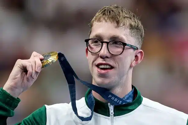 Olympic Swimming hero Daniel Wiffen M10news