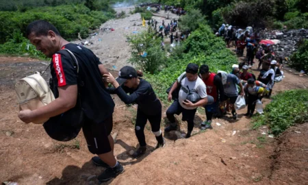 Migrants arriving in Panama. CIS.ORG