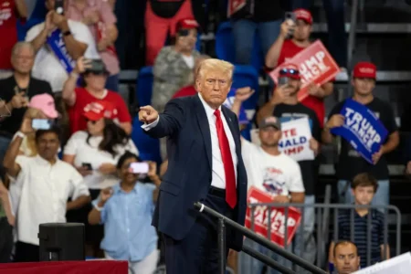 Texas woman Christina Montoya was arrested for allegedly making threats against former President Donald Trump