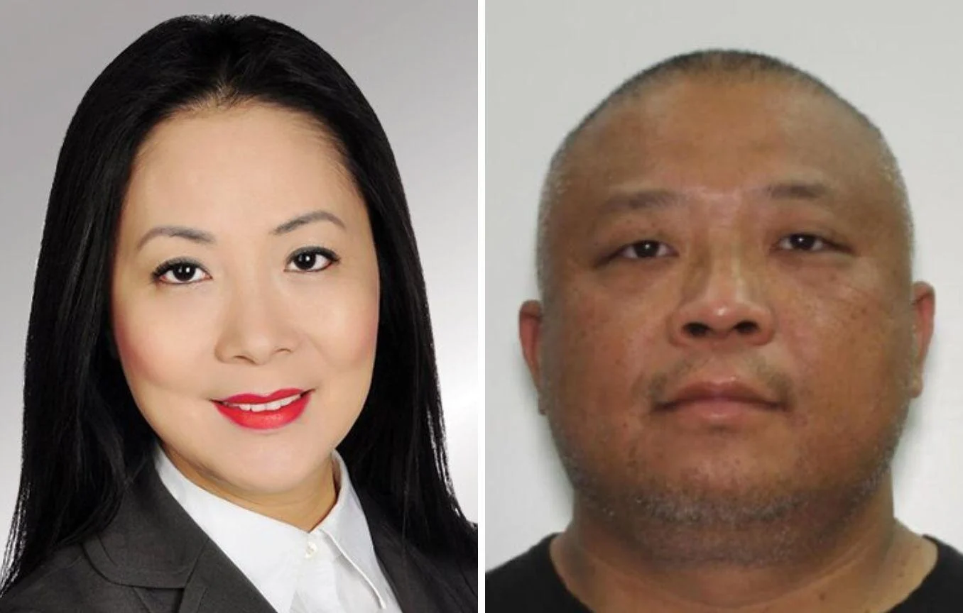 Yuk Ying Anita Mui left and suspect Zhixiong Marko Hu A Canada wide warrant for first degree murder was issued for the 47 year old man from Markham in connection with the disappearance and death of Mui