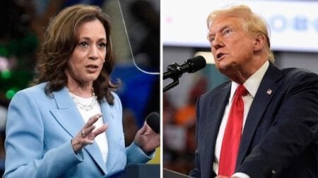 Kamala Harris and Donald Trump: Getty Images