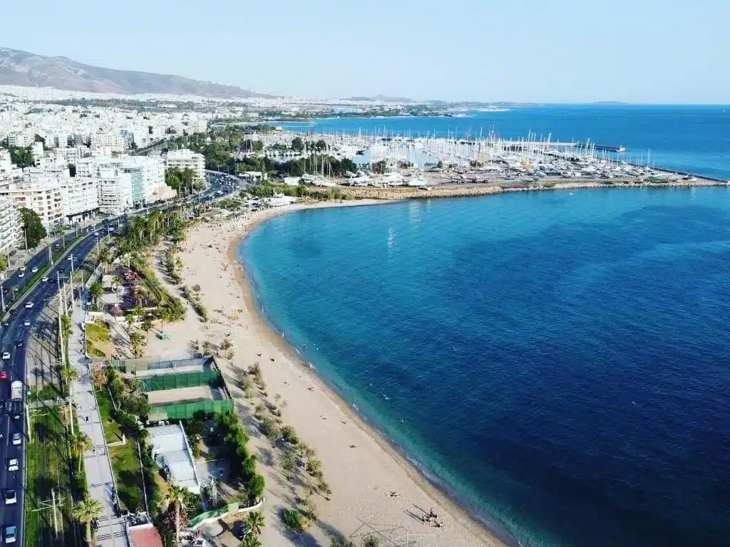 Paleo Faliro is just outside the Greek capital of Athens (Picture: George Pachantouris/Moment RF/Getty Images)