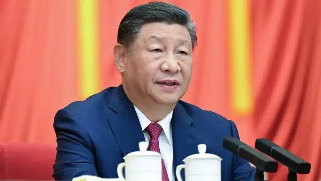 A group of Republican senators is unveiling a new bill that would cease all permanent normal trade relations with China and double the tariffs on Chinese Communist Party (CCP) goods. ((Photo by Xie Huanchi/Xinhua via Getty Images))