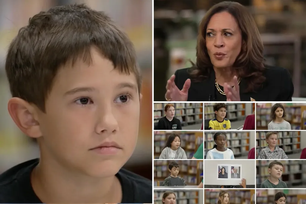 CNN interwied kids to ge thier ake on Kamala Harris M10news