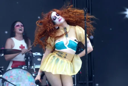 “Good Luck, Babe!” hitmaker Chappell Roan, pictured performing at Bonnaroo Music & Arts Festival in June, revealed she was diagnosed with severe depression. WireImage