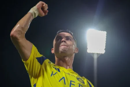 Cristiano Ronaldo was on the soresheet in Al Nassr’s 3-0 win over Ettifaq (Picture: Getty)