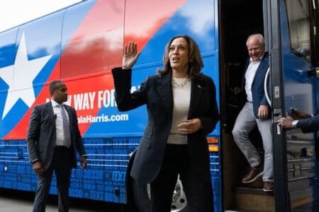 Democratic presidential candidate Vice President Kamala Harris and her running mate Minnesota GovShow more