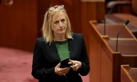 Despite criticism, a spokesperson for the finance minister, Katy Gallagher, said the parliamentary watchdog bill had been ‘carefully drafted to balance a range of feedback’. Photograph: Tracey Nearmy/Getty Images