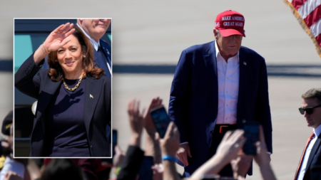 Donald Trump claimed that Israel may cease to exist under a Harris presidential administration Associated Press