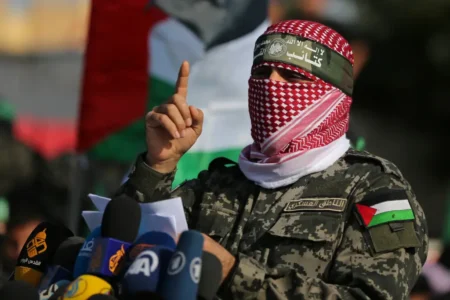 Hamas spokesman Abu Ubaida REUTERS