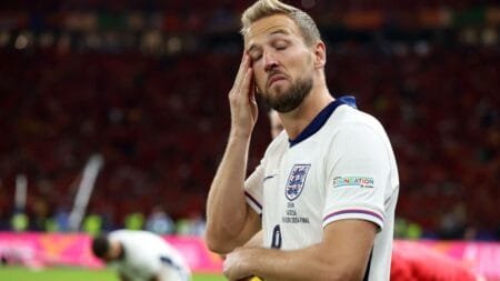 Harry Kane playing for England England faces being banned from hosting Euro 2028 if Sir Keir Starmer pushes ahead with his plans for a mens football regulator Uefa has warned