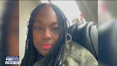 Kia Tidwell 42 was shot and killed by a stray bullet while driving home on Friday