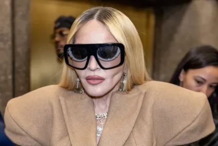 Madonna has made an appearance at New York Fasion Week (Picture: Gilbert Carrasquillo/GC Images)