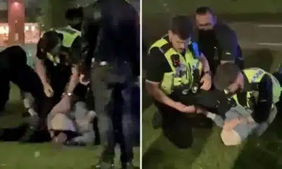 Manchester Police Filed punching man