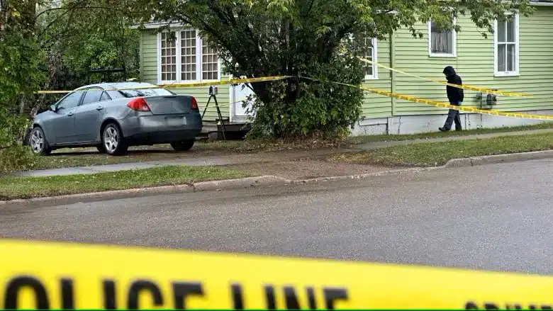 RCMP are investigating the deaths of three people in Lloydminster, Sask. (Kory Siegers/CBC)