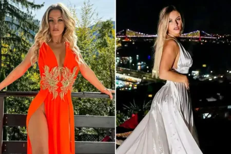 The model has been praised for forcing police to act by going public with the allegations Credit Newsflash