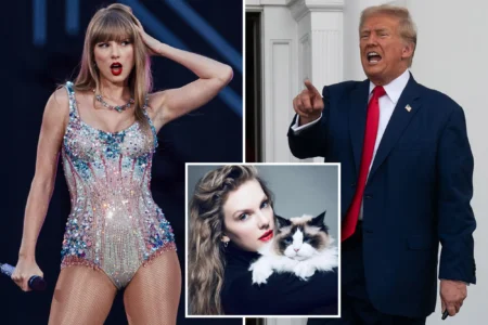 Donald Trump posted a strong message to Taylor Swift. AP