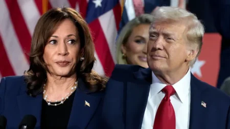 Trump Harris M10news