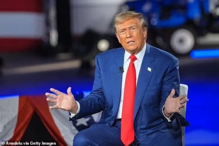 Trump railed against the Stormy Daniels case online and at Trump Tower and accused VP Kamala Harris and the US Justice Department of being behind it
