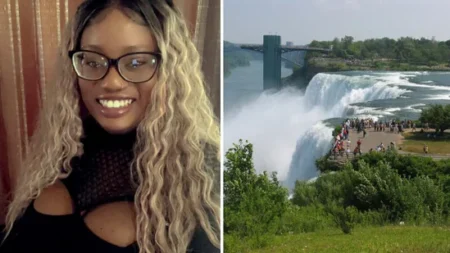 33 year old Chianti Means and her two children died after jumping off Niagara Falls on Monday Facebook
