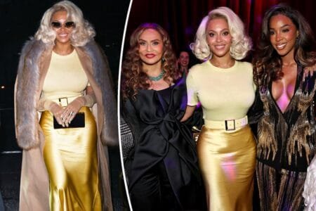 Beyoncé Shines in Gold at Glamours Women of the Year Awards Honouring Mother Tina Knowles