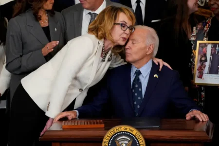 Biden on Friday said Giffords was my friend during a speech outside of Phoenix Ariz