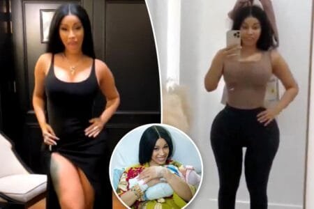 Cardi B shut down plastic surgery rumors one month after she welcomed her third baby - M10news