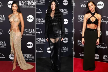 Cher Zendaya Dua Lipa and more stars attend the 2024 Rock and Roll Hall of Fame Induction Ceremony on October 19 2024 in Cleveland Ohio