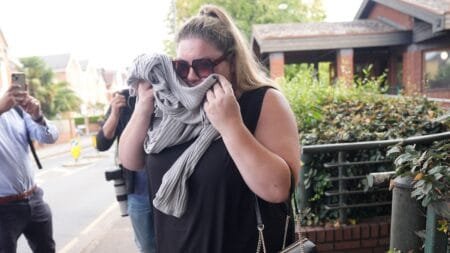 Hayley Jones at a previous hearing Pic PA