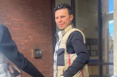 Jimmy Featherstone, also known as 'Ken Doll', pictured outside Hull Crown Court (Image: Hull Live)
