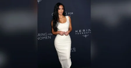 Kim Kardashian celebrated turning 44 in her barely there birthday suit on October 21