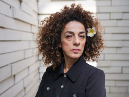 Portrait of American Iranian journalist Masih Alinejad