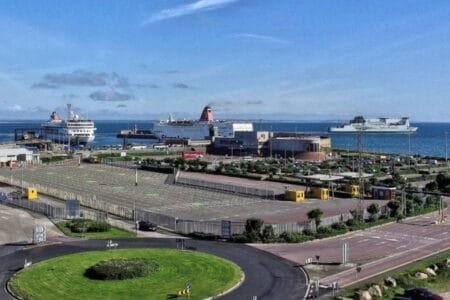 Rosslare port in Co Wexford