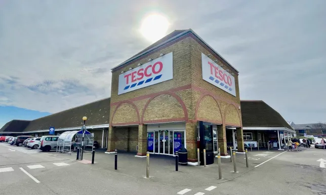 The alleged attack took place at the Tesco branch on Bridge Road in Sheerness, Kent (Picture: Google)