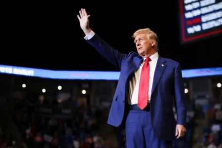 Trump at a rally in State College Pennsylvania US October 26 2024