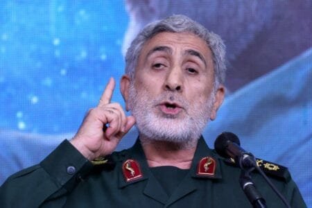 Iranian Brig. Gen. Esmail Qaani has not been seen since a Friday Israeli airstrike in Beirut, Lebanon. AFP via Getty Images