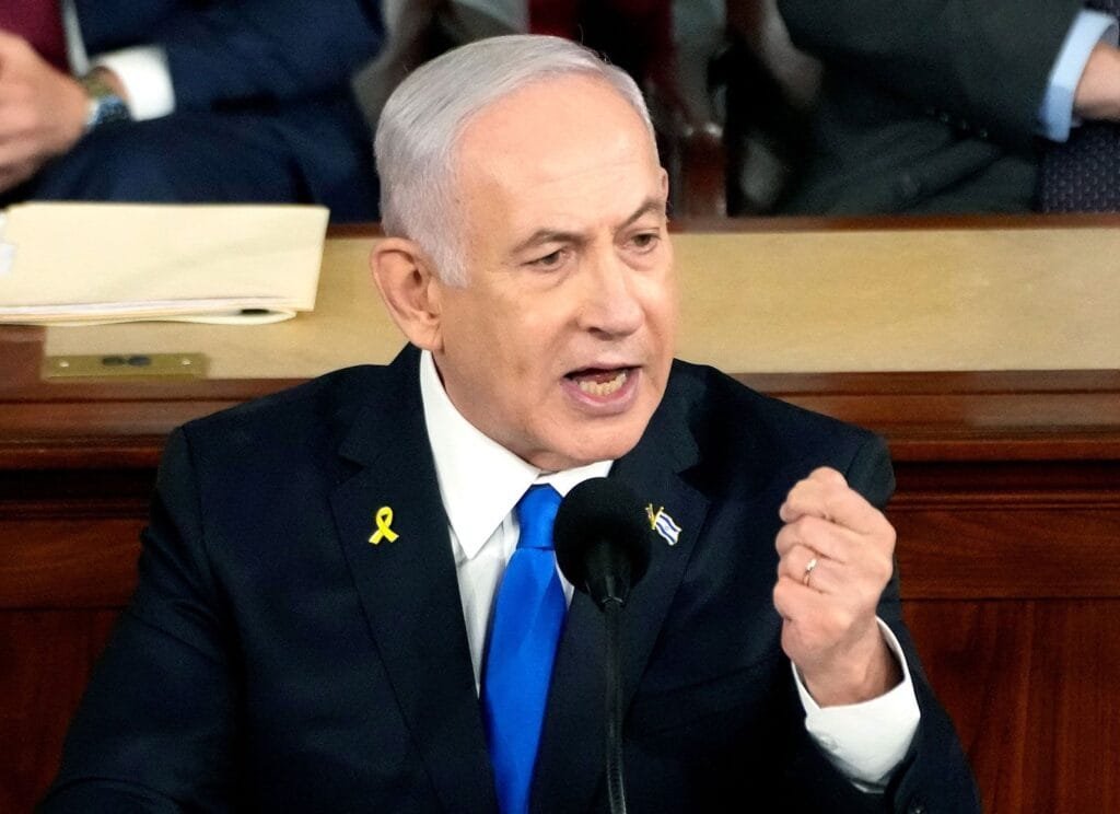 israel prime minister benjamin netanyahu addresses us congress washington dc july 24 20242799377435283822219jpg